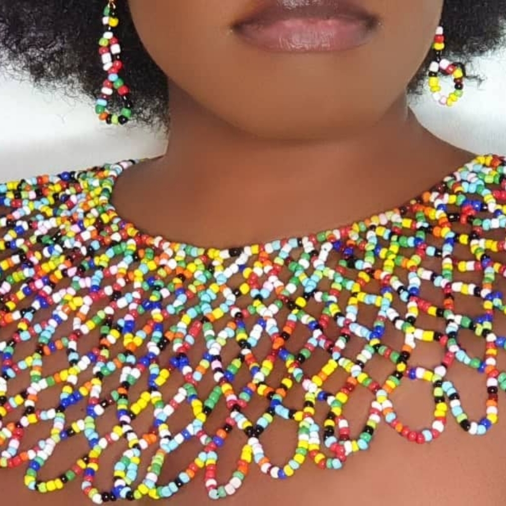 ADAMETU JEWELRY ELEGANT COLLAR NECKLACE SET